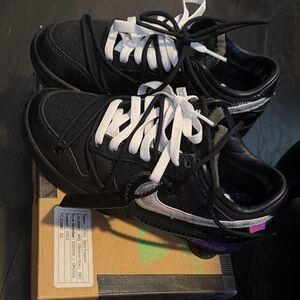 Off-White Black and Metallic Sneakers